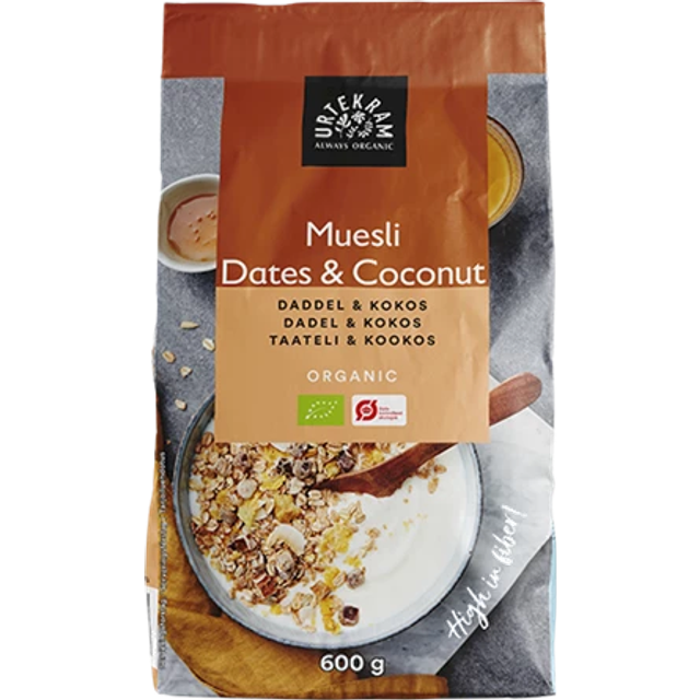 Billede af Urtekram Muesli Dates & Coconut 600g