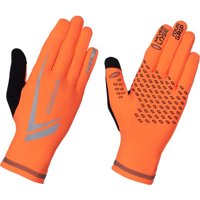 Billede af Gripgrab Running Expert Hi-Vis Gloves - Orange Hi-Vis